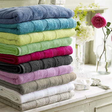 Designers Guild Coniston Bath Towels | Charcoal