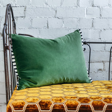 Designers Guild Varese Grass Velvet Cushion