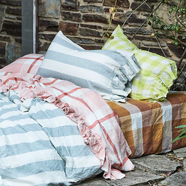 Society Of Wanderers Duvet Cover | Fog Stripe
