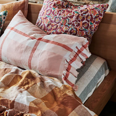 Society Of Wanderers Fitted Sheet | Fog Stripe