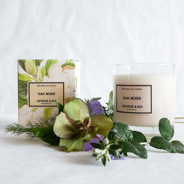 George & Edi Perfumed Candle | Oak Moss