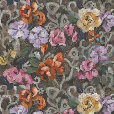 Designers Guild Tapestry Flower Damson Cushion