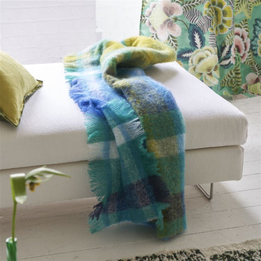 Designers Guild Fontaine Cobalt Throw