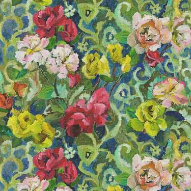 Designers Guild Tapestry Flower Vintage Green Cushion