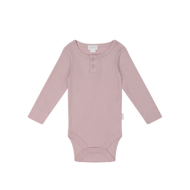 Jamie Kay | Organic Cotton Modal Long Sleeve Bodysuit | Blossom