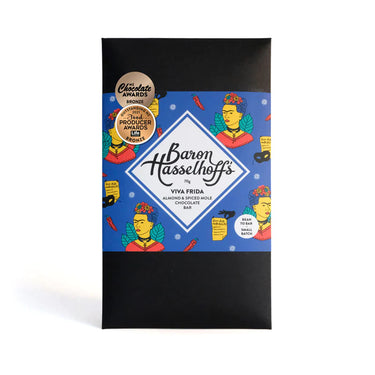 Baron Hasselhoff’s | Viva Frida | Spiced Almond Mole Chocolate Bar