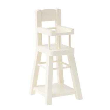 Maileg Wooden Highchair | White