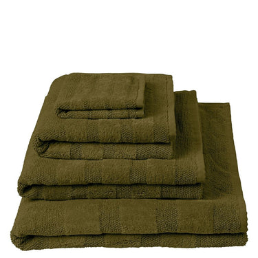 Designers Guild Coniston Bath Towels | Moss
