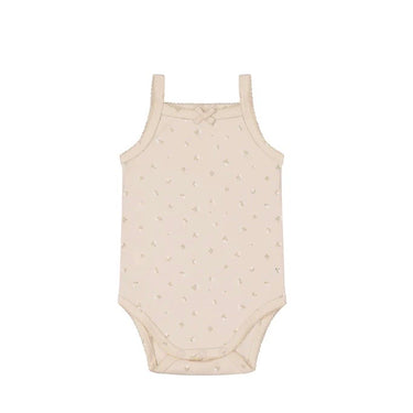 Jamie Kay | Organic Cotton Singlet Bodysuit | Elenore Pink Tint