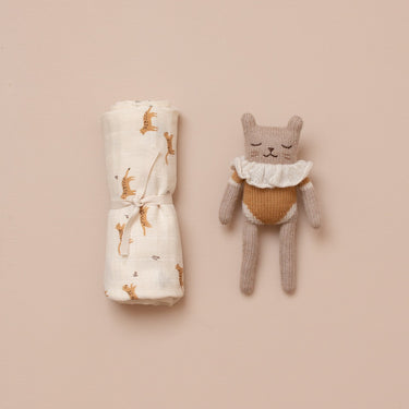 Main Sauvage Knit Toy | Kitten | Ochre Bodysuit