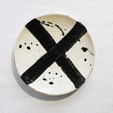 Katherine Smyth Side Plate | Black & White
