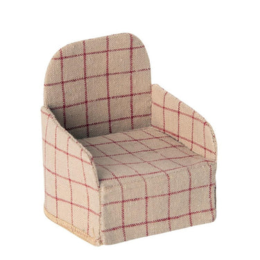 Maileg Armchair | Red Check Linen