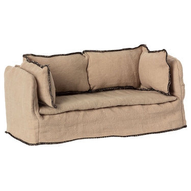 Maileg Miniature Couch | Natural Linen
