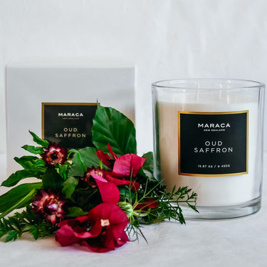 Maraca Luxury Candle | Oud Saffron