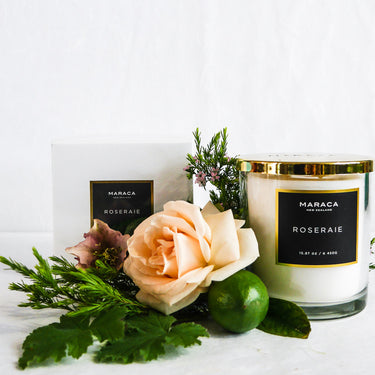 Maraca Luxury Candle | Roseraie