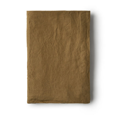 Minimrkt Linen Flat Sheet | Moss