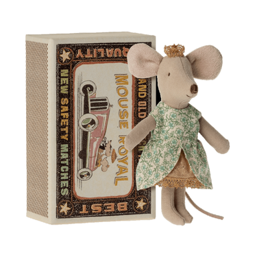 Maileg Matchbox Mouse | Little Sister Princess