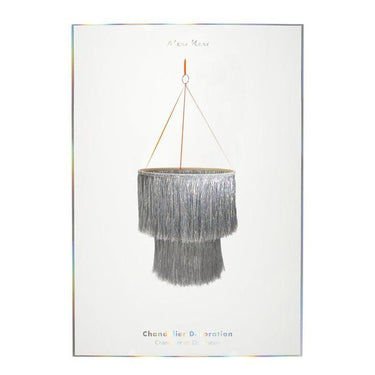 Meri Meri Silver Tinsel Chandelier