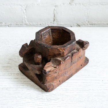 Indian Wooden Spice Box #3
