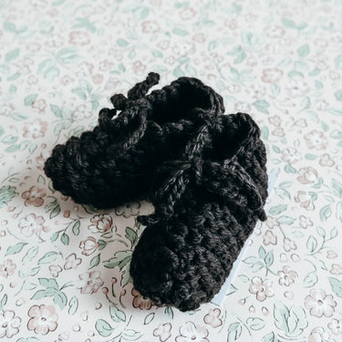 Weebits Chunky Knit Booties | Chocolate