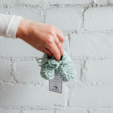 Weebits Chunky Knit Booties | Sage