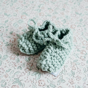 Weebits Chunky Knit Booties | Sage