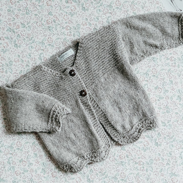 Weebits Milly Cardigan | Oatmeal Marle