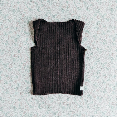 Weebits Singlet Vest | Chocolate